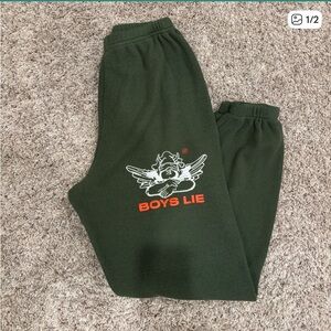 Boys Lie Dark Green Joggers